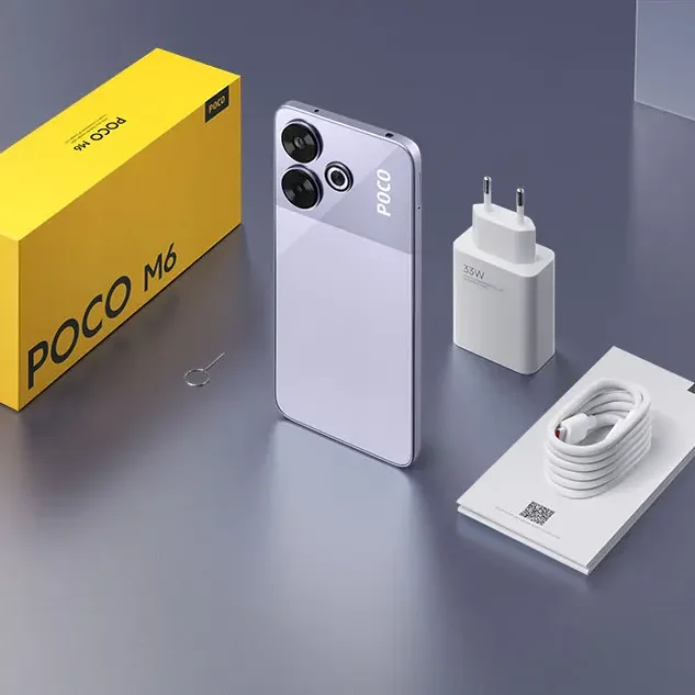 Xiaomi Poco M6 4G 6GB/128GB 8GB/256GB EU Charger Global Version - Teléfono móvil