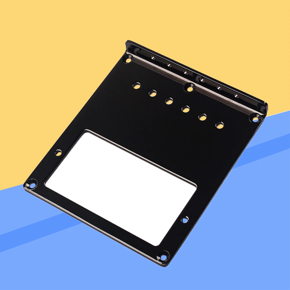 

Top Loading Electric Guitar Bridge Plate 102Mm Black Steel Pickup Replacement Parts Accessories Double Pickup Single Side