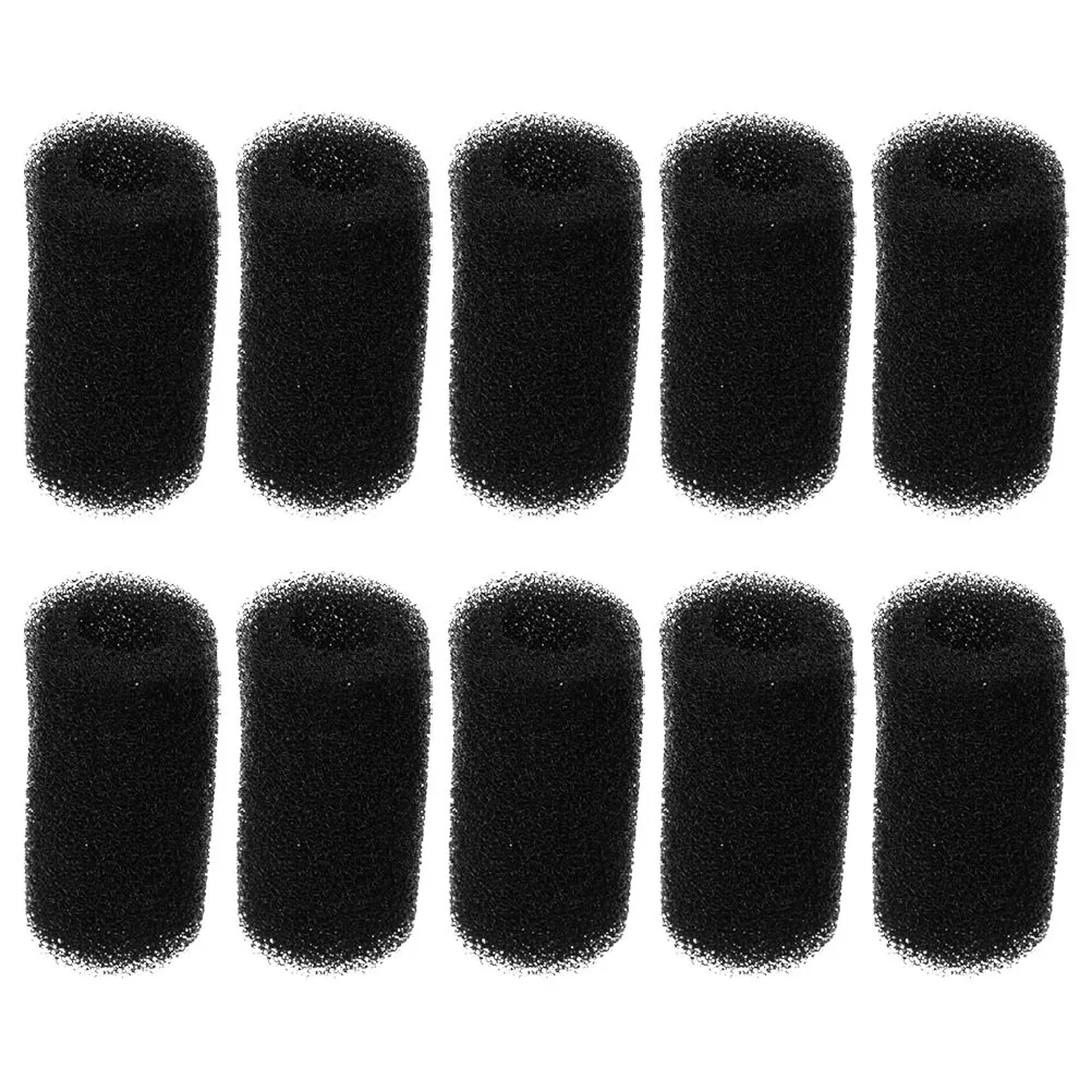 

10Pcs Black Sponge Tail Scrubber for Pool Cleaner Replacement Heavy-Duty Foam Hose Fit Universal Sweep Hose Scrubber Tool Easy