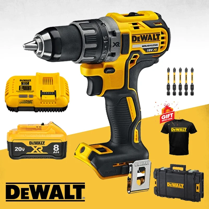 Dewalt DCD791 Cordless Compact Drill/Driver With 18V Lithium Battery Brushless Motor Electric Screwdriver DEWALT Power Tools