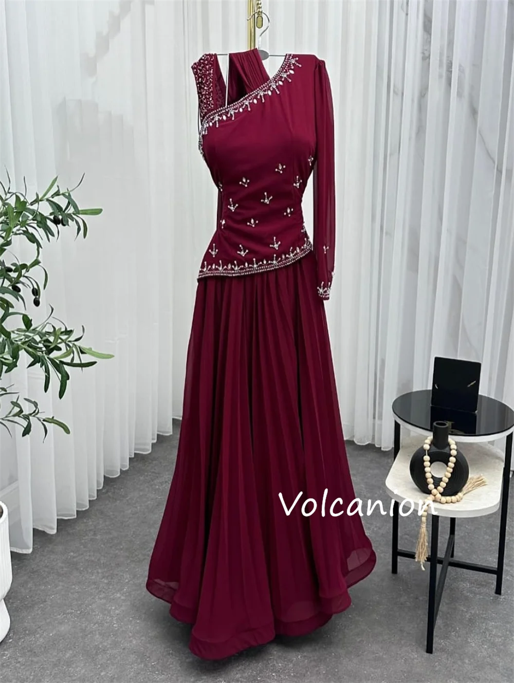 Индивидуальные длинные платья трапециевидной формы с замысловатым джерси, расшитые блестками, на одно плечо, на заказ, изысканное сочетание