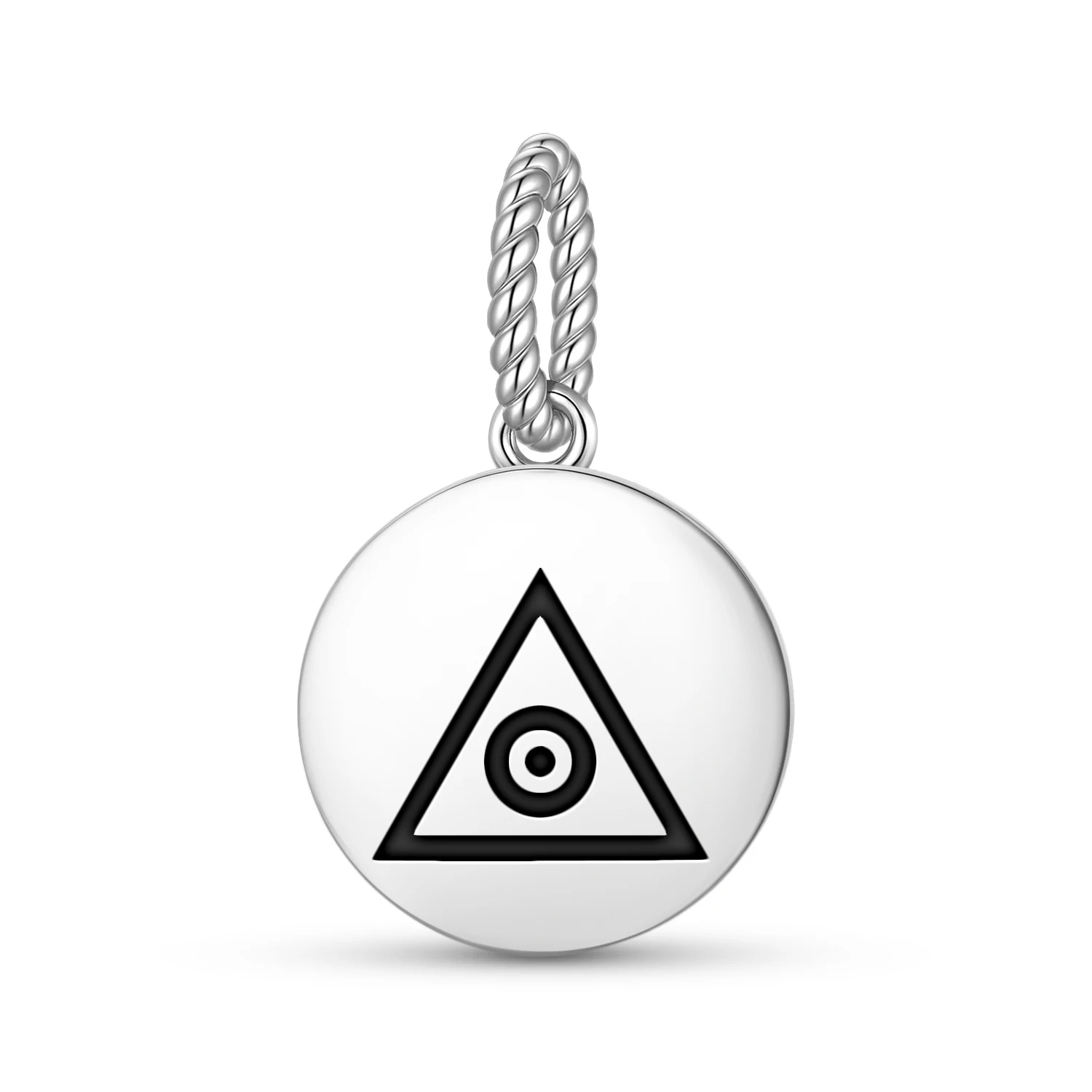 Mu Lemurian Symbols Heaven Pendant 925 Sterling Silver Symbol Charm Bead For Wo…