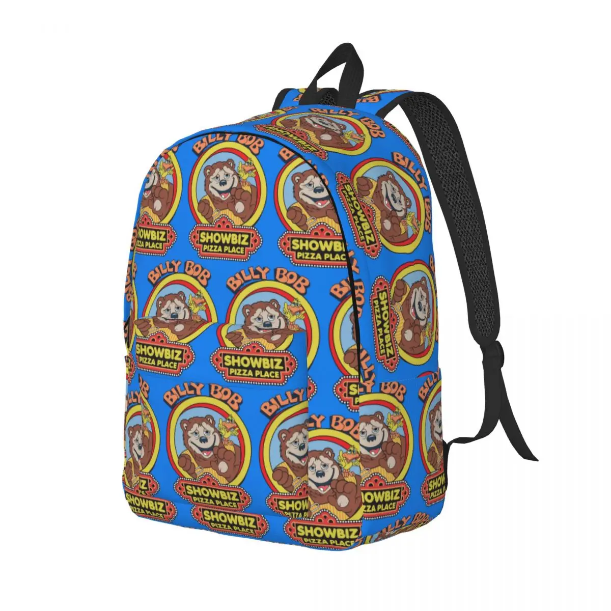Showbiz Pizza Billy Bob Backpack Daypack Large Capacity Children BookBag School Bag Shoulder Bags for Boys Girls