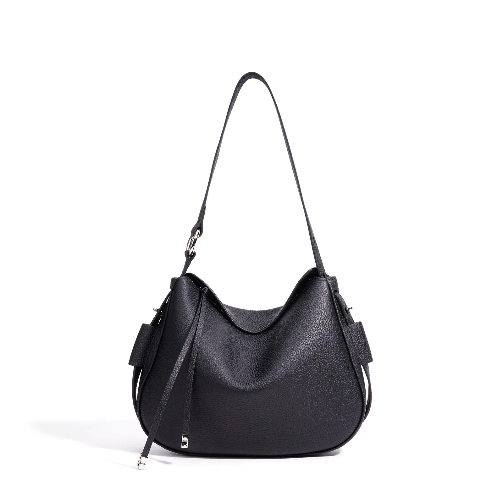 Niche Design Women's Bags New Popular Fashion Simple Shoulder Bag Senior Sense Of Head Layer Cowhide Versatile Women's Bags