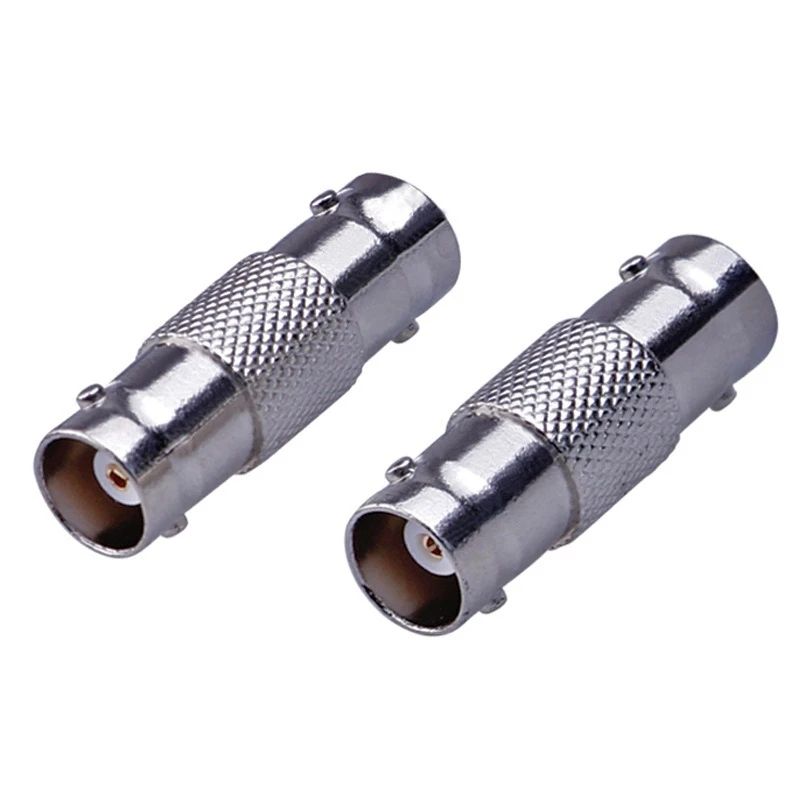 10 PCS Copper‑Core BNC Female to Female Coupler, Q9 Straight‑Through Video Joiner Connector for Analog CCTV Surveillance