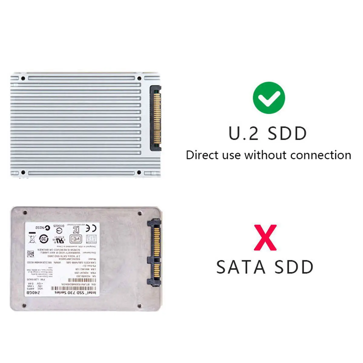 كابل بطاقة Cablecc-ssd ngff slimline ، محول pci-e إلى من من من من أجل من أجل لوحة الأم ssd و u.2 u2