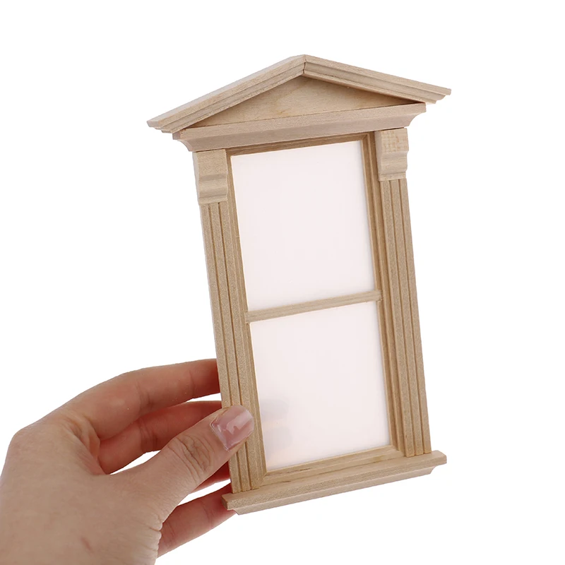 1:12 Dollhouse Miniature Door Window Frame Furniture Accessories Doll Decor Toy