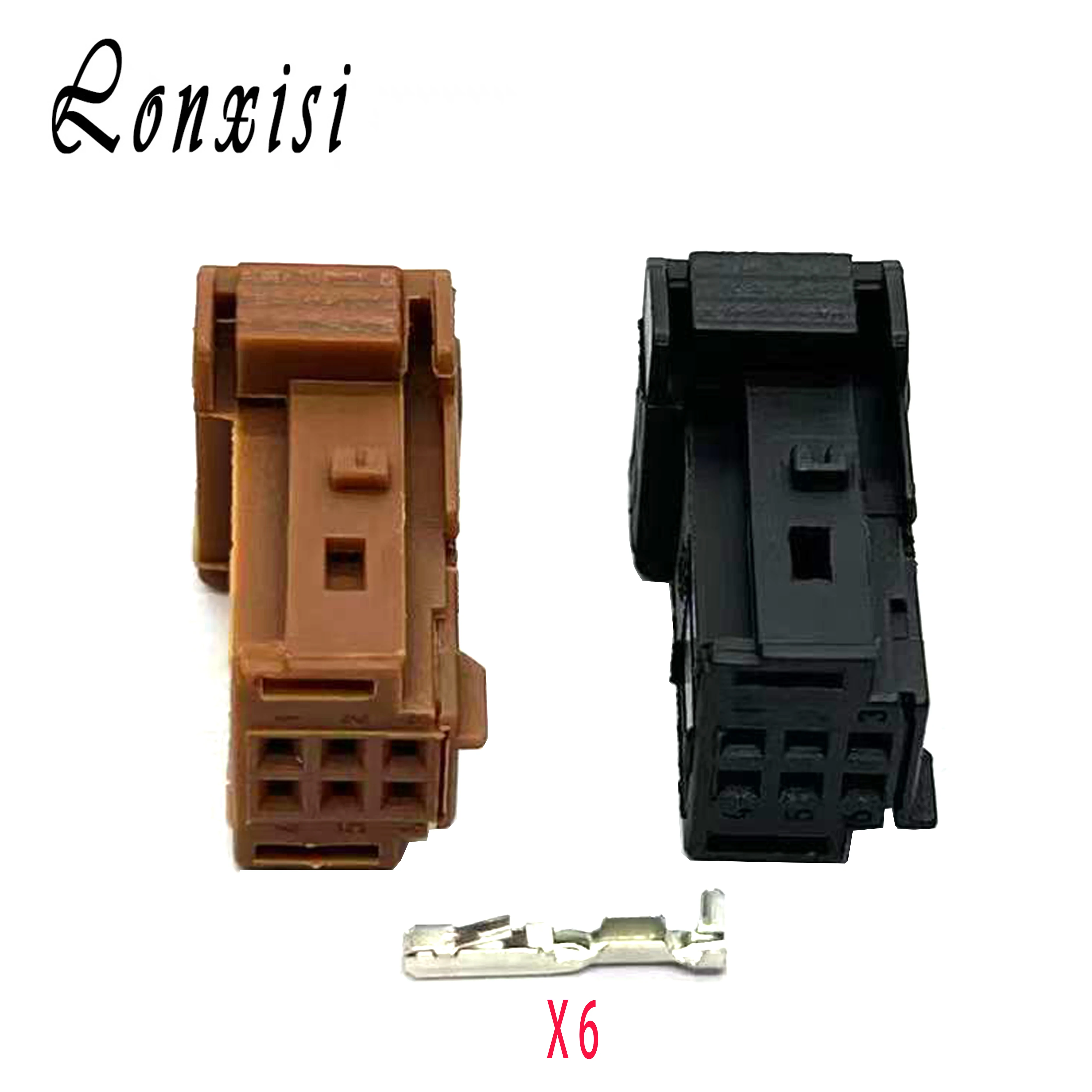 

1/5/10/20/50 Sets 6 Pin 63080 Are Suitable 98298-0001 For Volkswagen Wire Harness Plug Waterproof Quick Connector Sheath