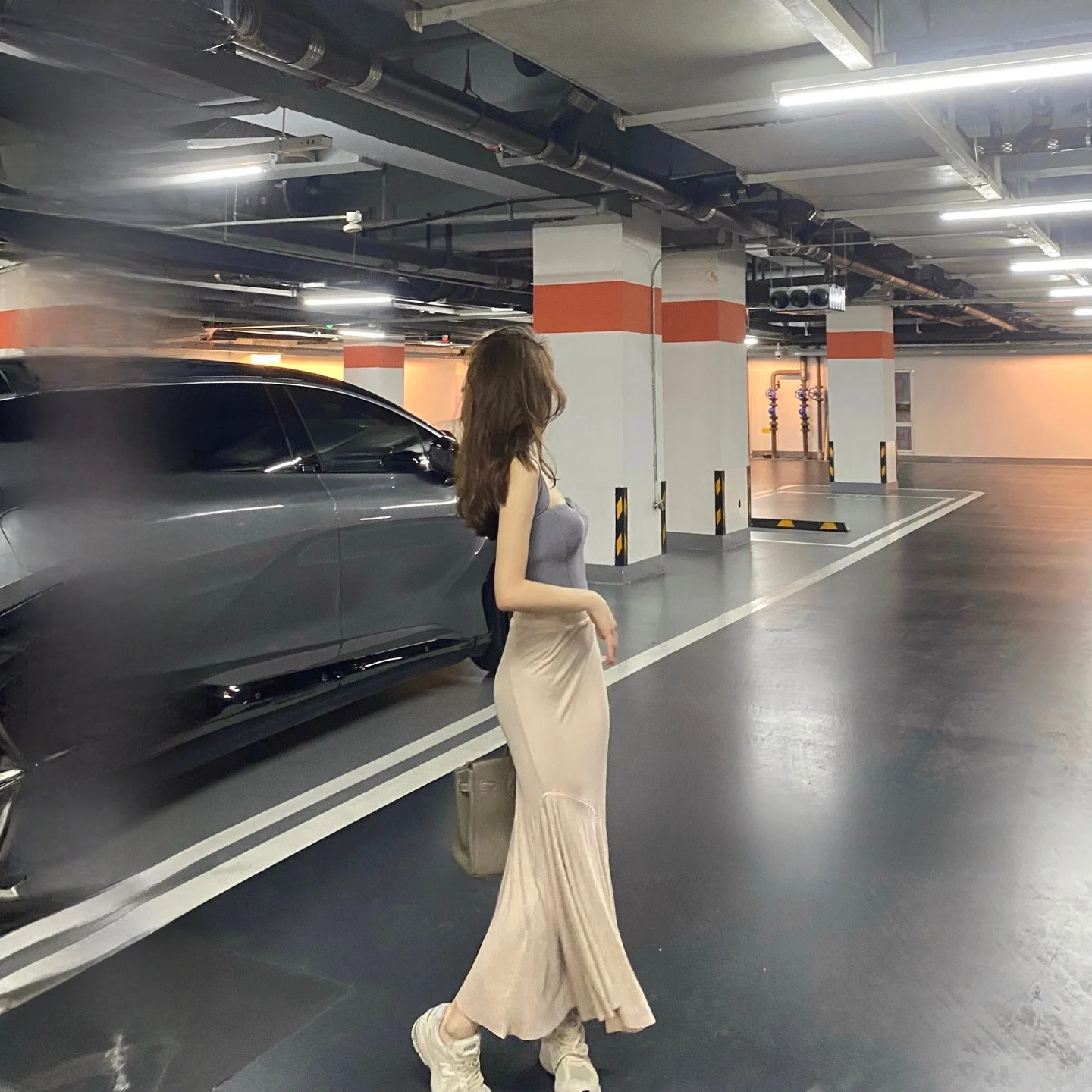 

CCZEE Ele Fi Tail f Skirt Slimming Gentle Sle Mid-Length Women's Premium Faion Skirts for Summer