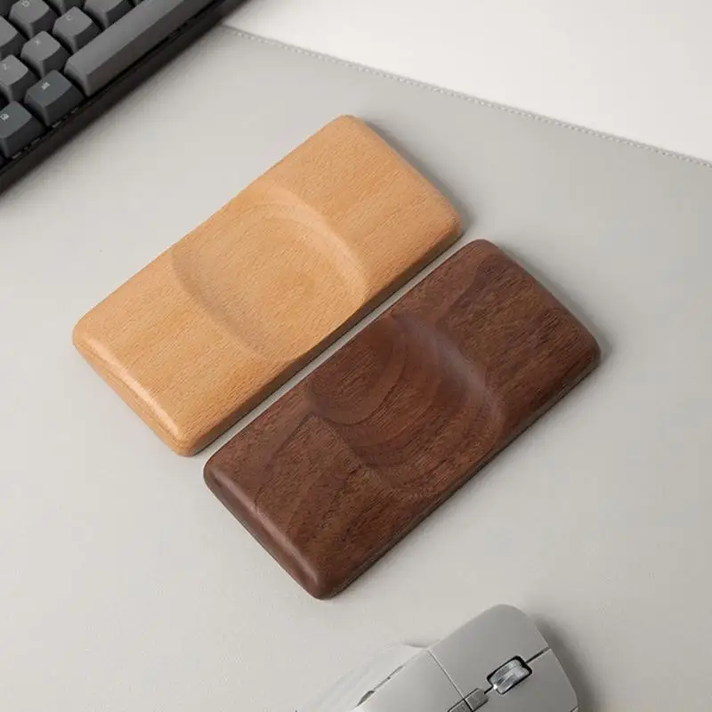 Natural Mouse Pad Wrist Support AntiSlip Base Smooth Surfaces For Computer Use