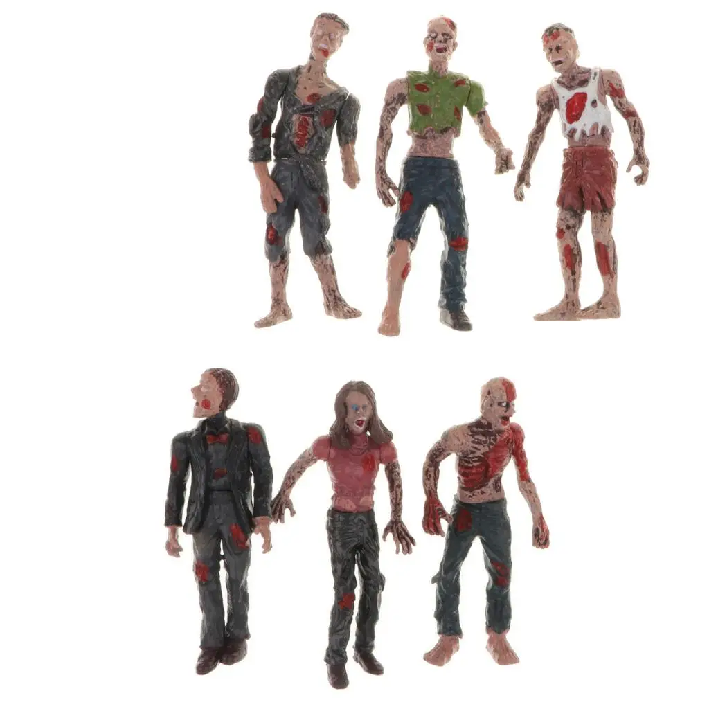 Set of 6pcs Walking Action Figures Movie Characters Model Kids Toys