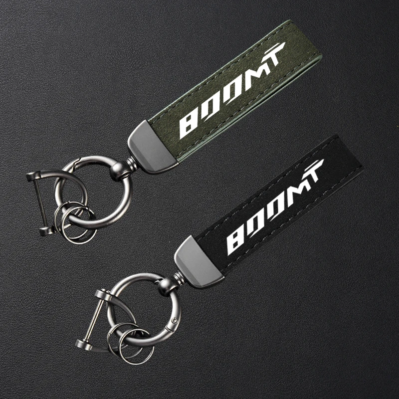 For CFMOTO 800MT 800 MT CF800 CF MT800 Accessories High-Grade Leather Suede Keychain Motorcycle Keyring