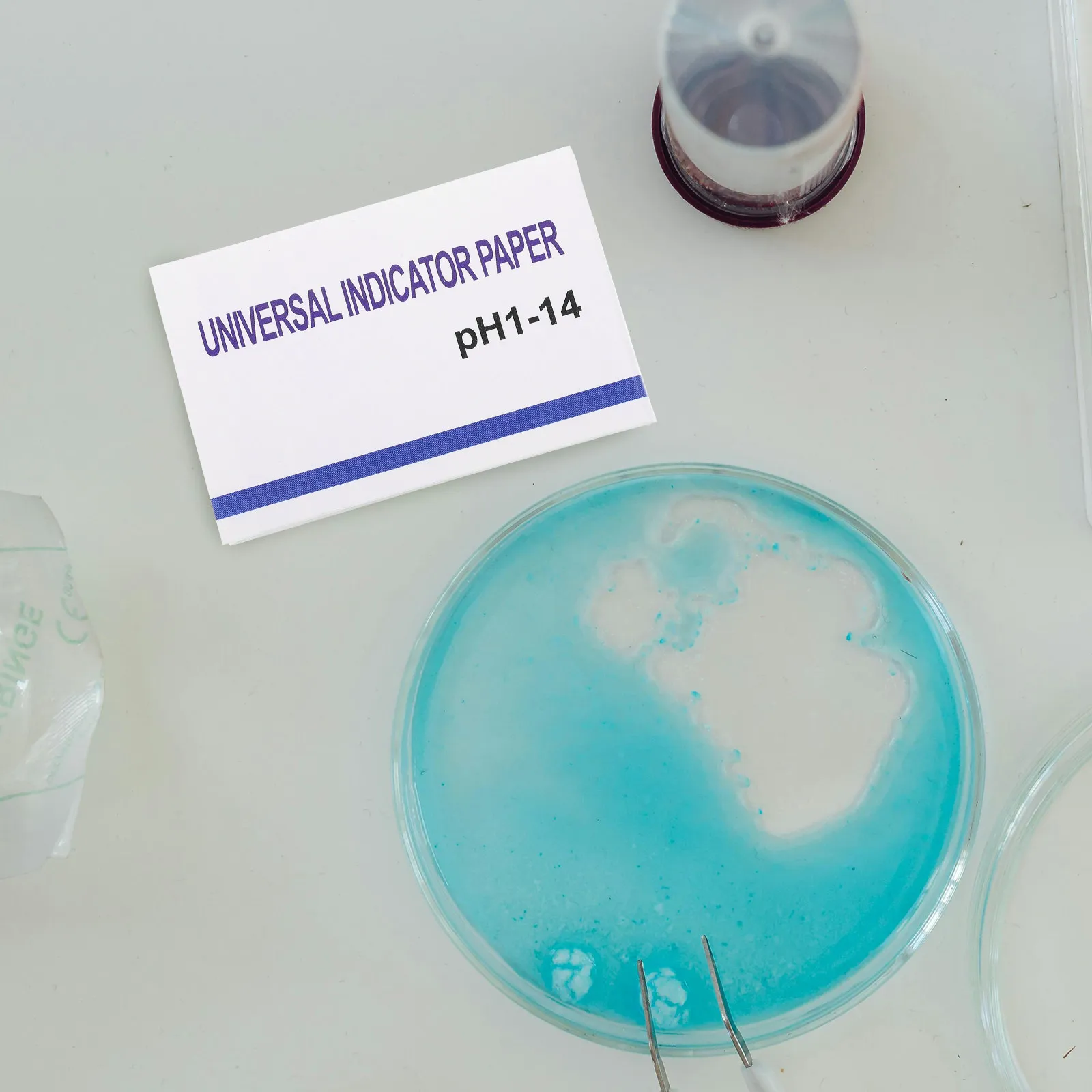 80 Tiras Reactivas de pH, Rango 1-14, Tiras de Papel de Prueba de pH de Precisión para Detección de Acidez y Alcalinidad en Agua, Vinagre y Líquidos