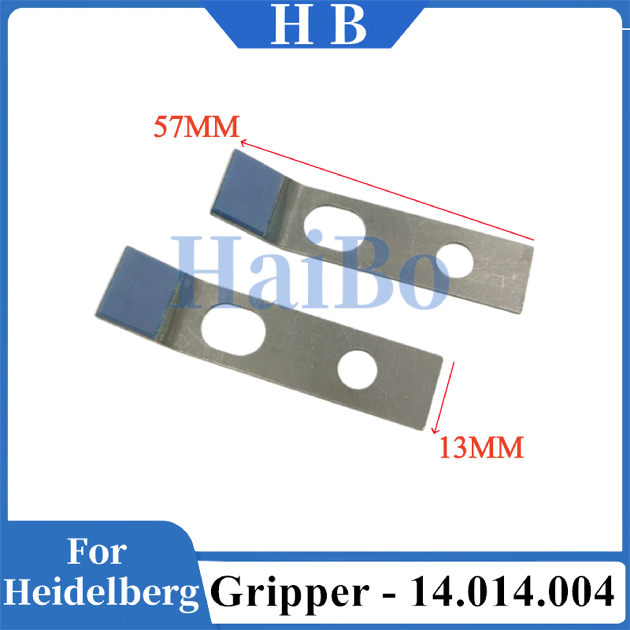 HaiBo Best Quality 14.014.004 Delivery Gripper Finger Without Urethane For And Kord Heidelber GTO Printing Machine Parts