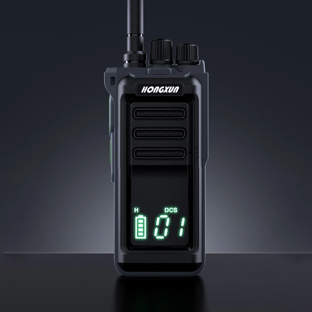 HONGXUN M8000無線機 10W 400-520MHz DCS ワンキーペアリング チャンネルスキャン 大容量バッテリー