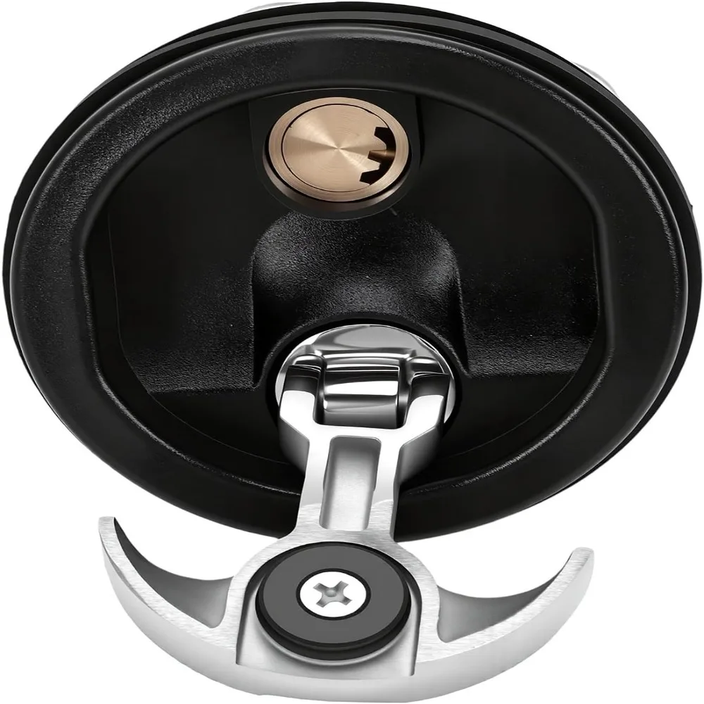 Stainless Steel and Nylon Boat Hatch Latch 2 Keys Included Heavy Duty T Handle Latch Lock RV Compartment Latch RV Compartment