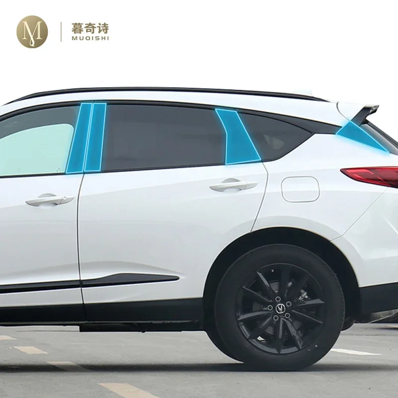 For Acura RDX 2019-2024Car Exterior PPF transparent Paint protective film TPU Anti scratch BC Window pillar strip film refit PPF