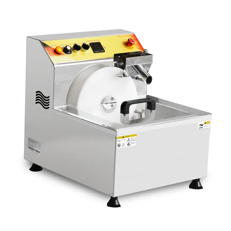 

2023 Mini Tabletop Vibration Table Chocolate Melting Tempering Machine Small for Sale with 8kg/batch Chocolate Melting Pot