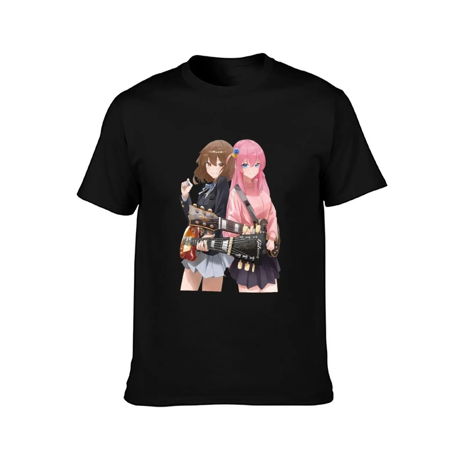 Gotou Hitori | Bocchi The Rock T-Shirt, Summer Casual Cotton Tee, Oversized Streetwear Tops, Vintage Graphic Print, 100% Cotton
