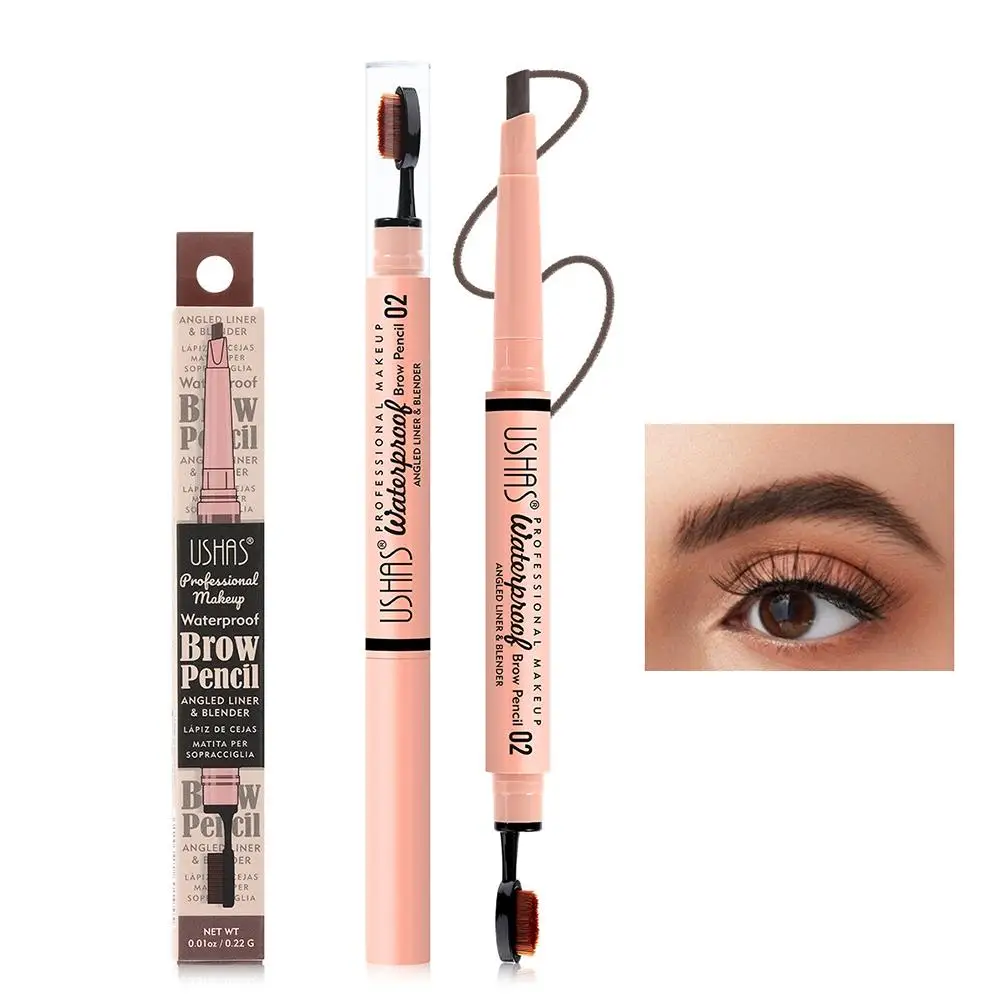 Double head Eyebrow Enhancers Cream Natural Liquid Eyebrow Lasting Waterproof Dyeing Eyebrow Tattoo 2 Brow Pigments In Penc P7W3