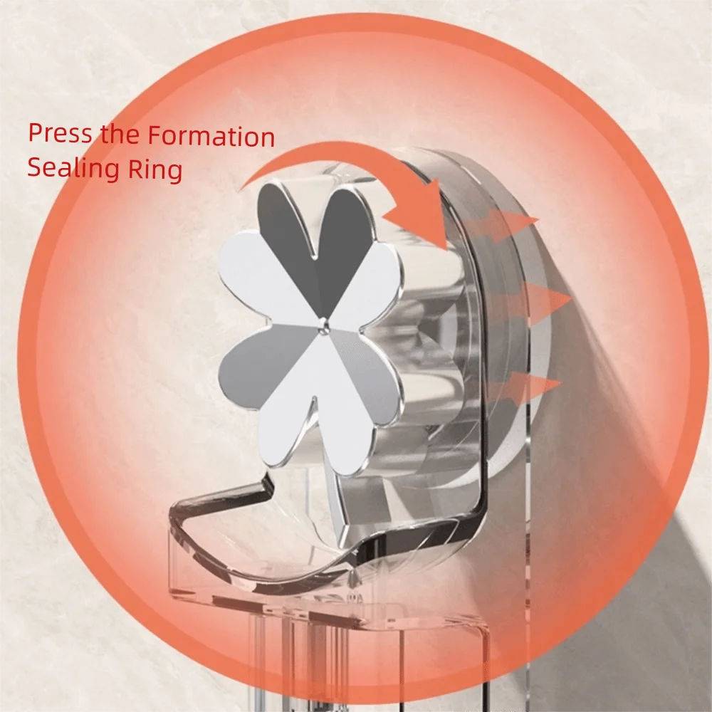 2/4 Rods Suction Cup Sock Clip Windproof Wall Mount 180° Rotating Clothes Hanger Punch-free Foldable Foldable Socks Hanger