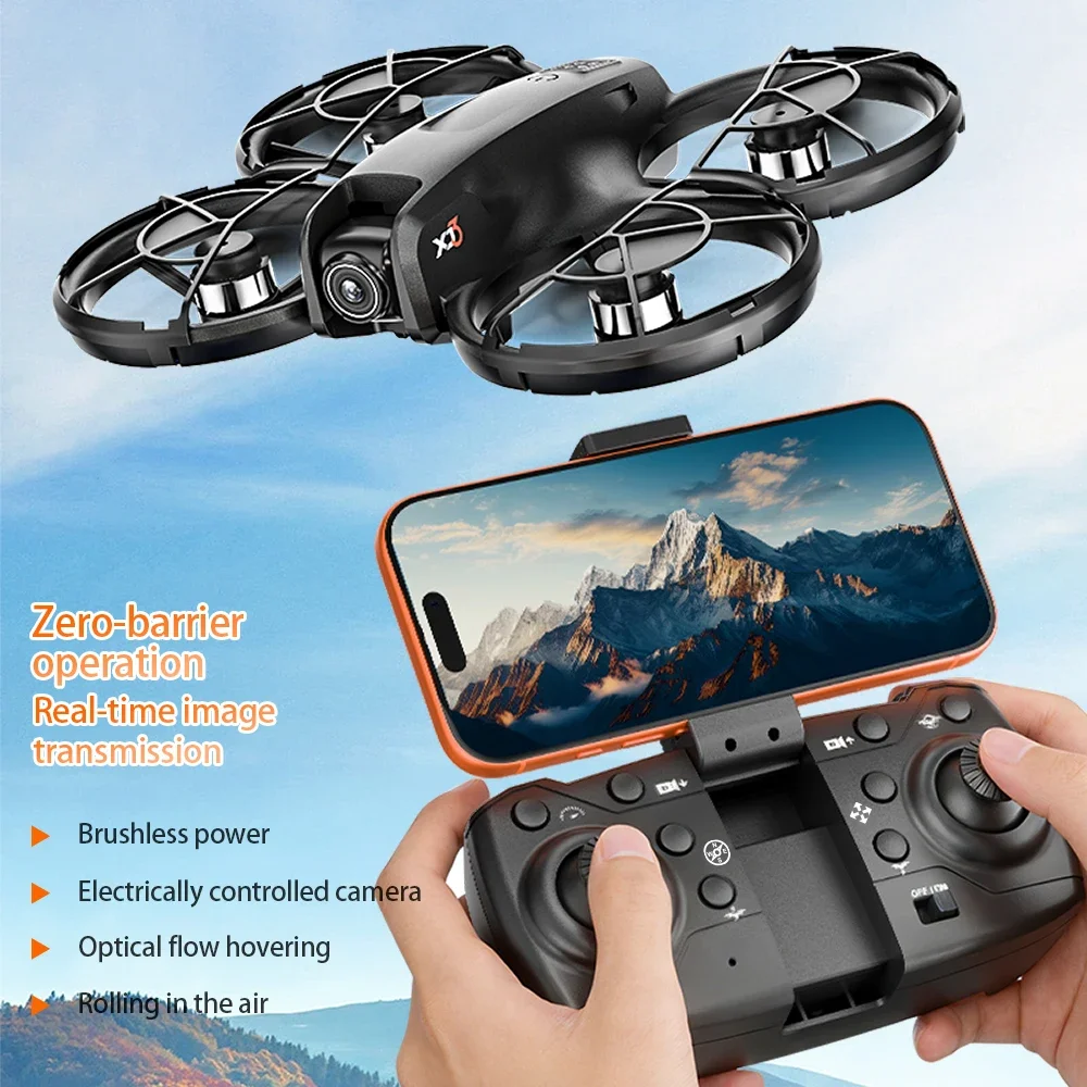 

Dual camera high-definition drone, headless mode, 360 ° flip, easy to operate, suitable for outdoor travel