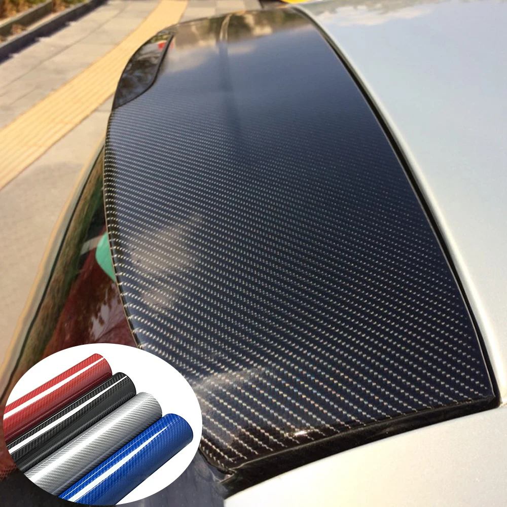 200x1520mm Car 5D Carbon Fiber Vinyl Film Stickers Waterproof Auto Body High Glossy Warp DIY Automobile Decoration Accessories