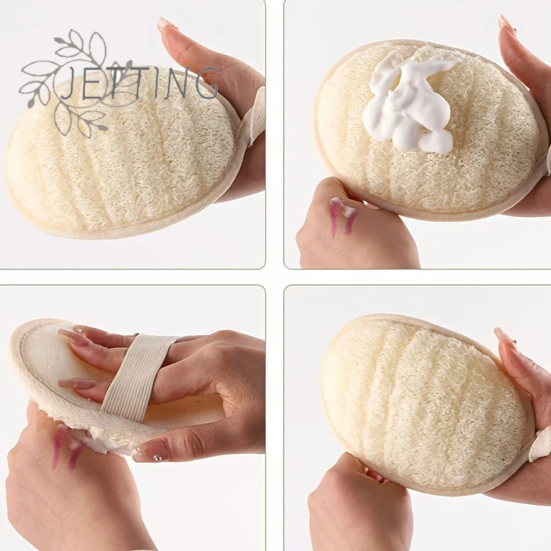 

Hot Natural Loofah Body Scrubber Bath Exfoliating Sponge Soft Shower Brush Clean Pad Exfoliator Shower Puff Body Skin Care Tool