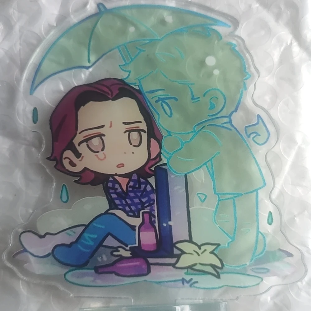 Anime Supernatural Sam Dean Cosplay Standing Plate Acrylic Figure Desktop Decoration Stand Prop Unisex Ornament Accessory view 5