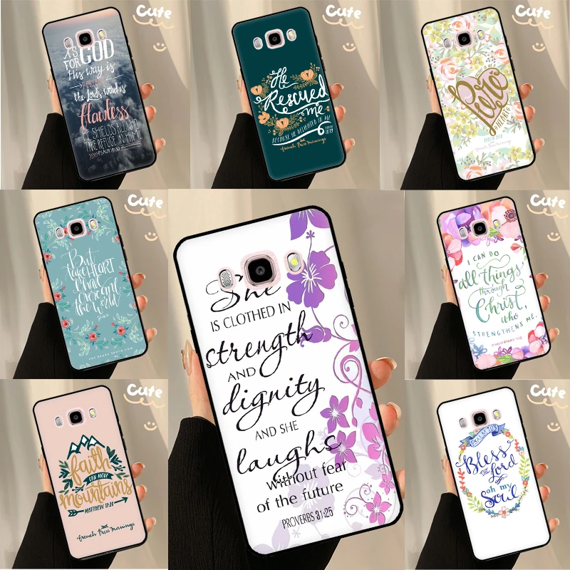 Verse of The Christian Bible Jesus Case For Samsung Galaxy M54 M34 M14 M33 M21 M31 M16 M36 M56 M53 M13 M12 M32 M52 M15 M55 M35