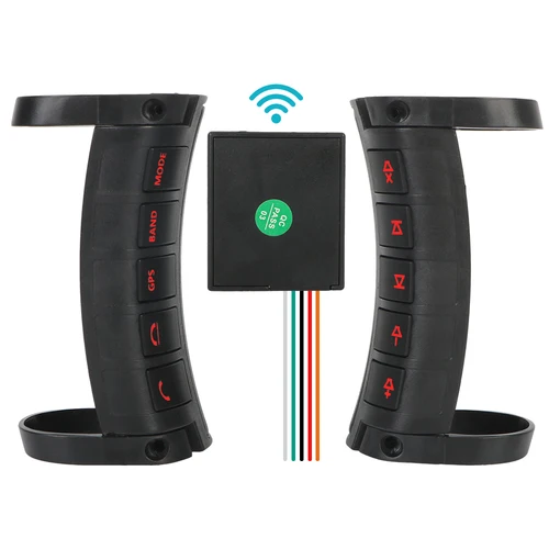 Radio con GPS para coche, reproductor con Android, botones de Control inalámbricos, compatible con Bluetooth, retroiluminación LED multifunción, 10 teclas