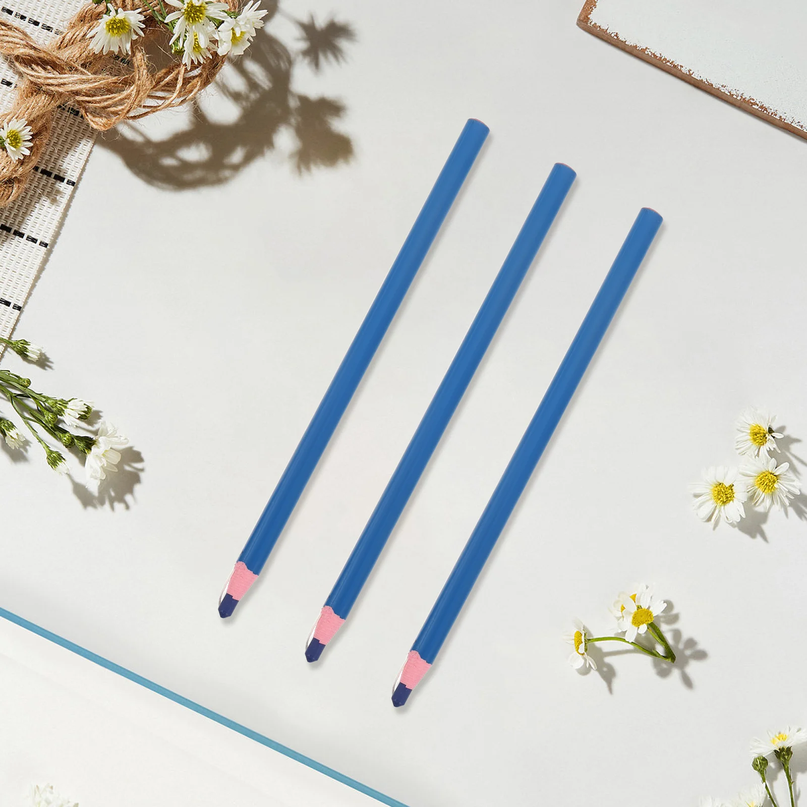 

1 Box Peel-Off Wax Pencil Multi-Purpose No Sharpen Marking Tool For Fabric Paper Metal Diy Sewing Craft Projects