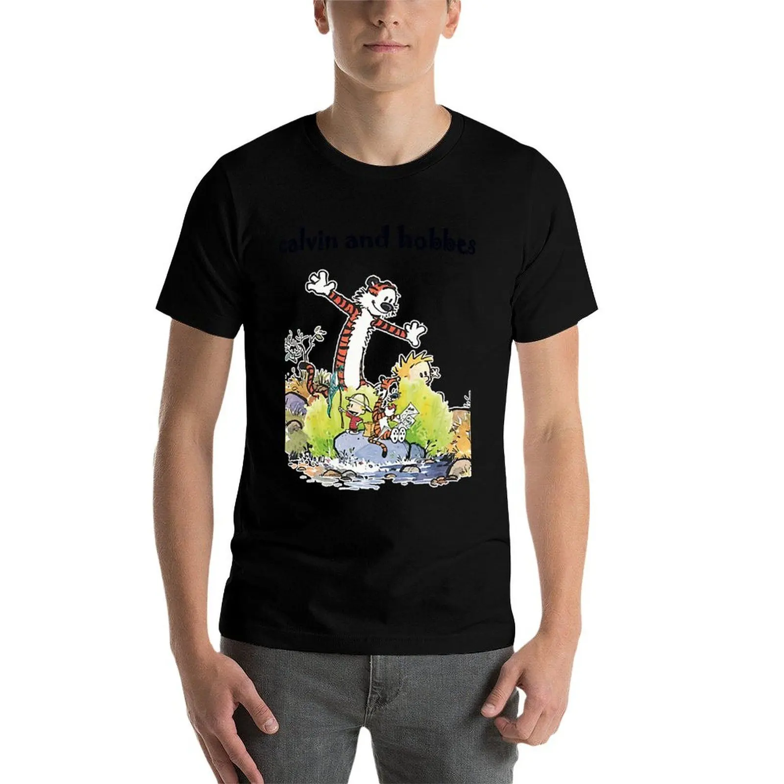 

calvin and hobbes new Perfect Gift T-Shirt man t shirt cotton man tshirt T-Shirt