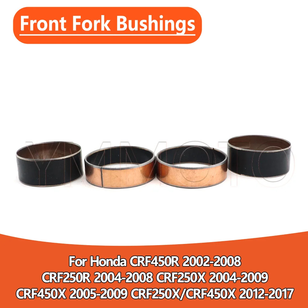 

For Honda CRF250R CRF250X CRF450R CRF450X CRF 250 450 R X Front Fork Bushings External Guide Rails Shock Absorption Up Down