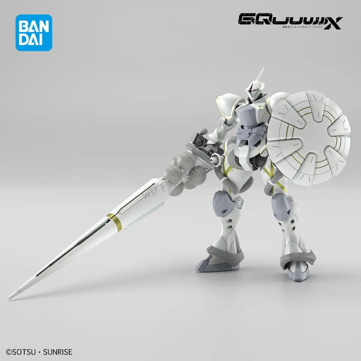 

Bandai Officially Licensed Gundam GQuuuuuuX HG 1/144 MS-15H XAVIER'S GYAN HAKUJI-PACKS Action Toy Figures assemble a model