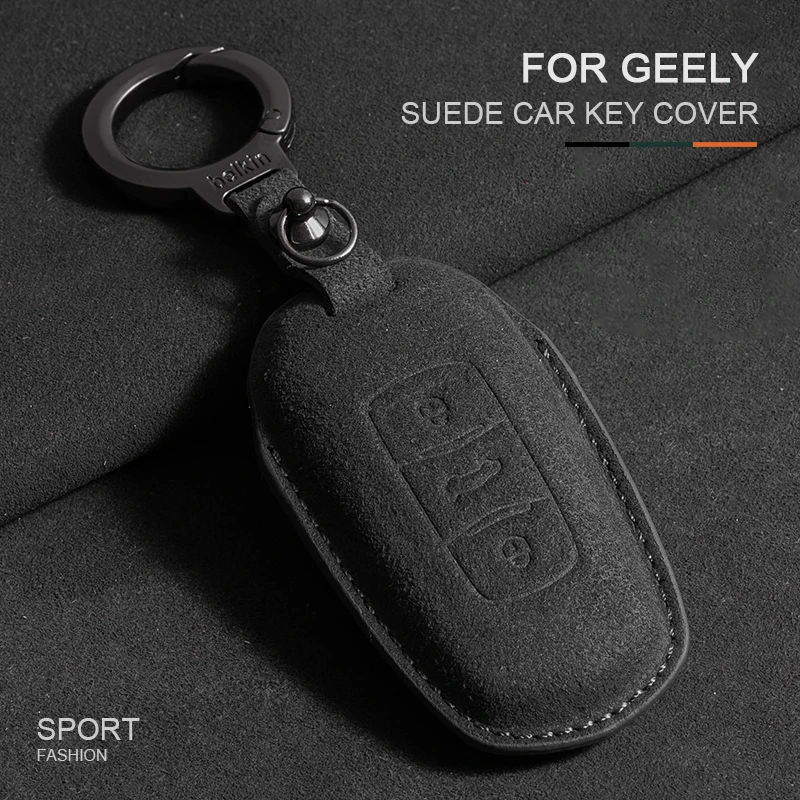 

For Geely Emgrand 7 GX3 Atlas GS NL3 Gili Emgrand 7 EX7 GT GC9 Car Case Key Cover Holder Protector Shell Keychain Accessories