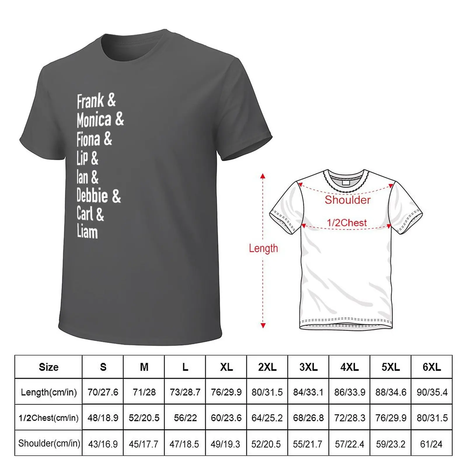 gallagher family T-Shirt customs design your own Blouse cute tops mens t shirt graphic