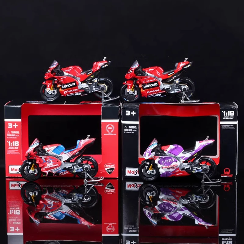 Maisto 1:18 Scale Yamaha YZFR1KTM Honda RC213V GP21 รถจักรยานยนต์หล่อโลหะผสมรุ่น STATIC Metal Collection ของเล่นวันหยุดของขวัญ