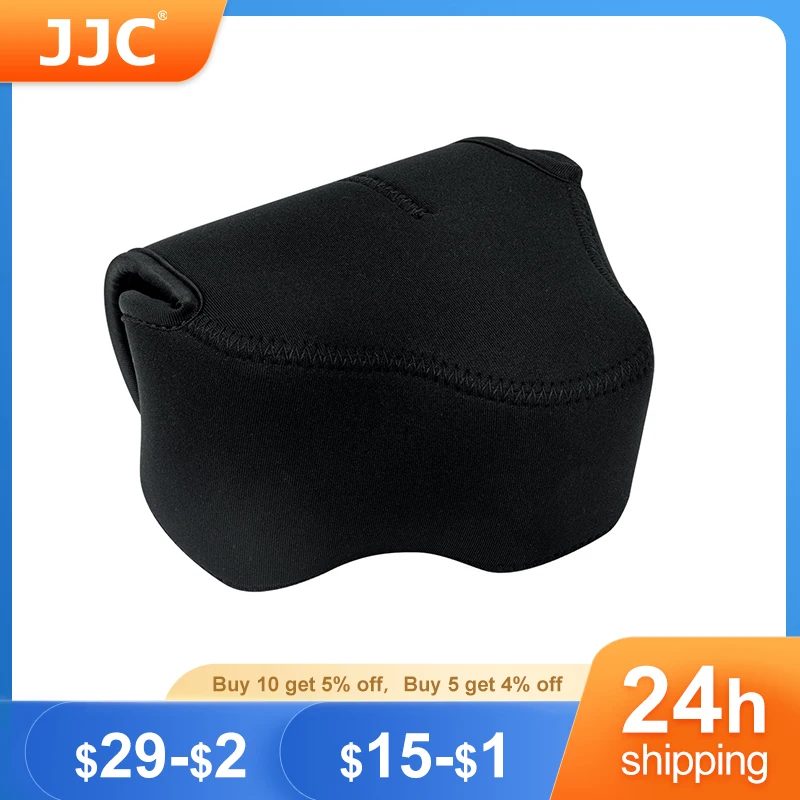 

JJC Camera Bag NEOPRENE Material Mirrorless Camera Pouch Camera Pack For Canon EOS R7 R10 + RF-S 18-45mm Lens Camera Lens Bag