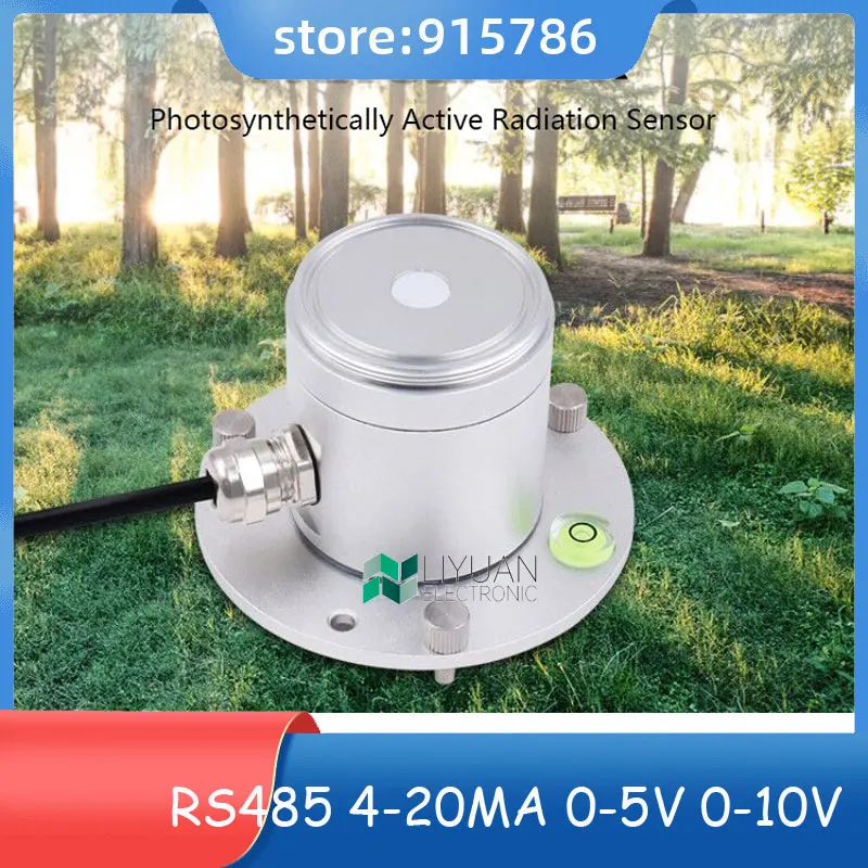 Agriculture Photosynthetic Active Radiation Solar Light PAR Sensor RS485 Radiant light quantum meter pyranometer Radiation 0-5V