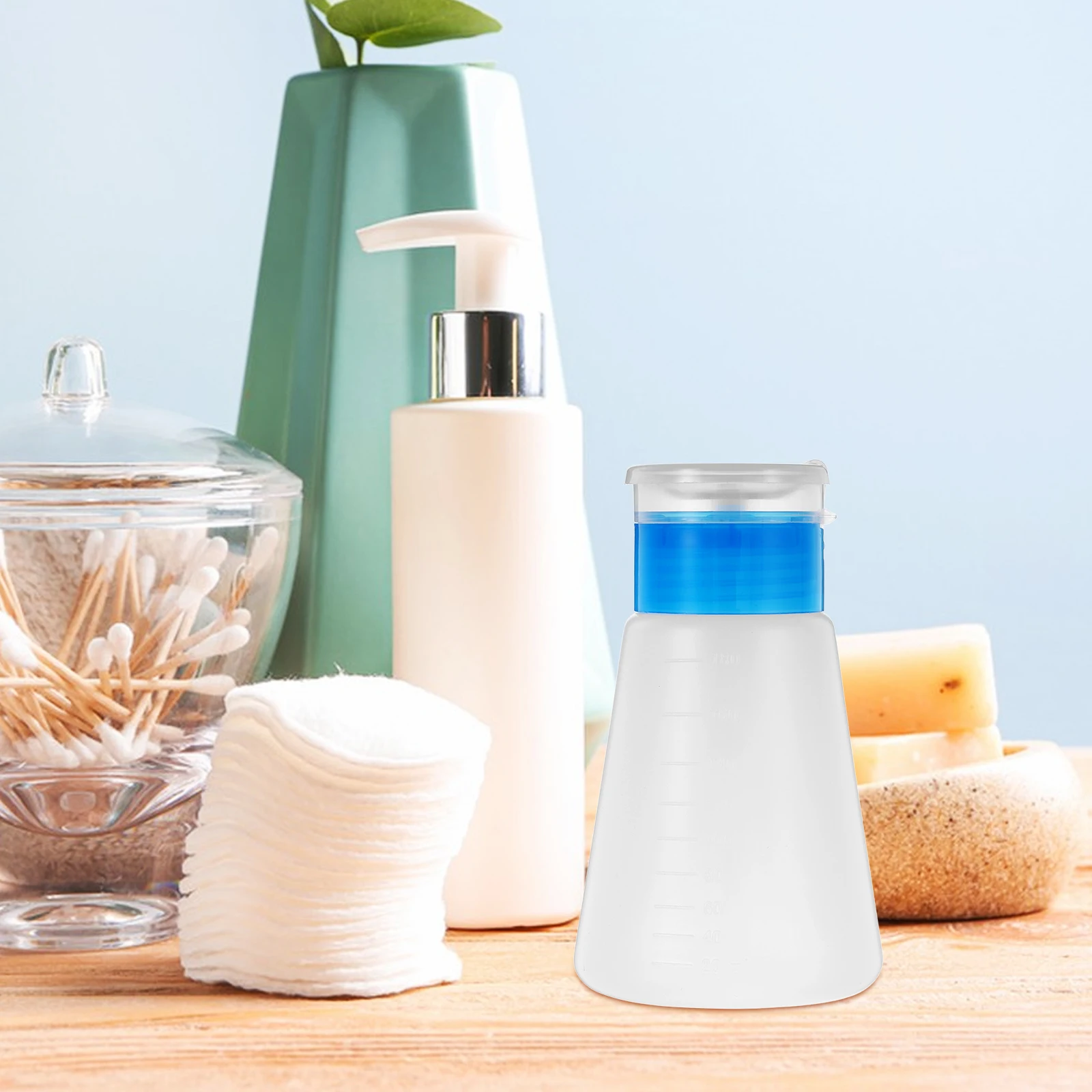

2pcs Press Bottles Refillable Makeup Container Empty Dispensers Portable Lotion Bottle Fine Mist Pump-Bottles Storage