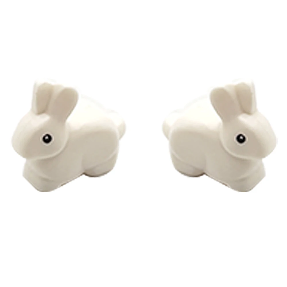 5 PCS MOC Animal building blocks  White Rabbit zoo bunny Educational building block toys DIY expansion children's gift toys