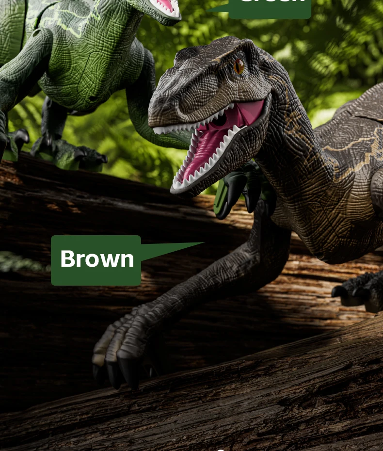 Simulation RC Dinosaurier Mit Spray 2,4G Fernbedienung Gehen Dinosaurier Roboter Spielzeug Spray Dinosaurier Velociraptor Geschenke Spielzeug Für Kinder