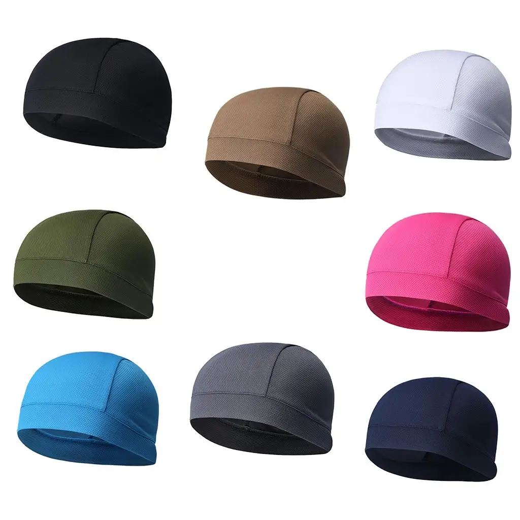 Quick Drying Cycling Cap Flexible Helmet Liner Skull Cap Windproof Hat for Bike Road Camping Hiking