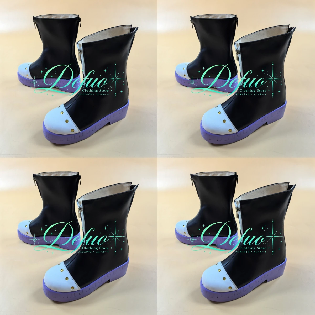 Autumn Mountain Water Wood Role Playing Shoes Project Colorful Stage Anime Boots Game Costume Congratulations Party Accessories