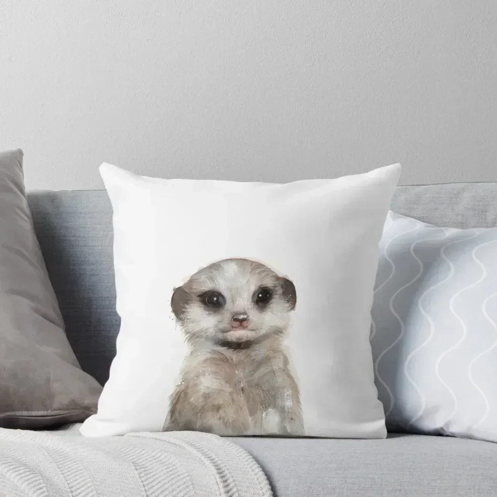 Little Meerkat Throw Pillow Pillowcase Cushion Decorative Sofa Cushion pillow