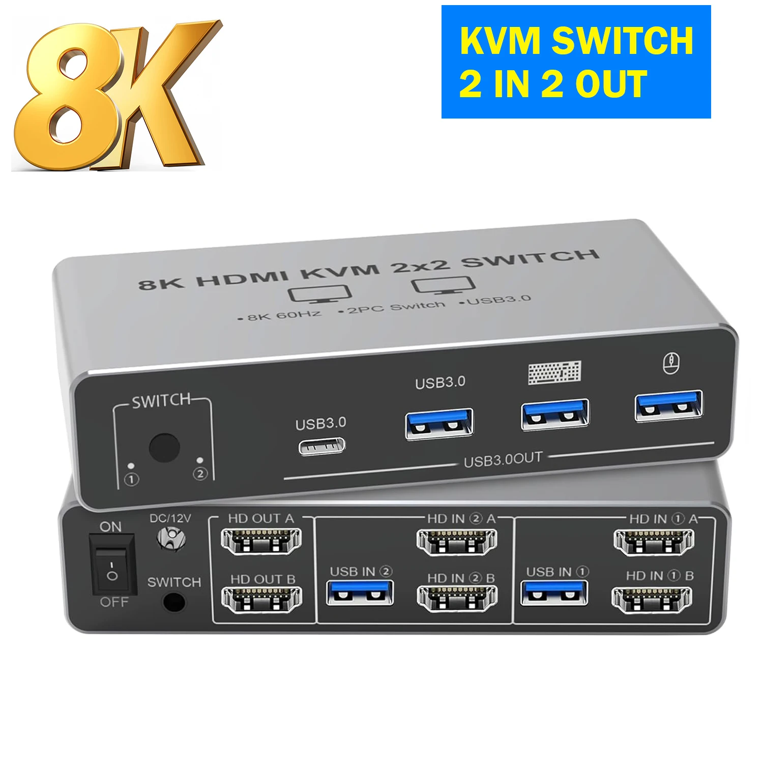 switch-kvm-hdmi-21-8k@60hz-2x2-per-doppio-monitor-4k@120hz-switch-kvm-hdmi-displayport-dp-usb30-per-mouse-e-tastiera-con-display-esteso