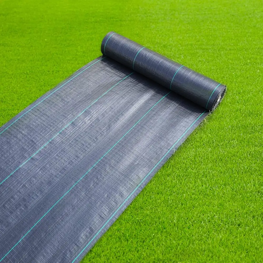 Heavy-Duty Weed Barrier Fabric, 3.2oz Garden Fabric, Woven Geotextile Fabric