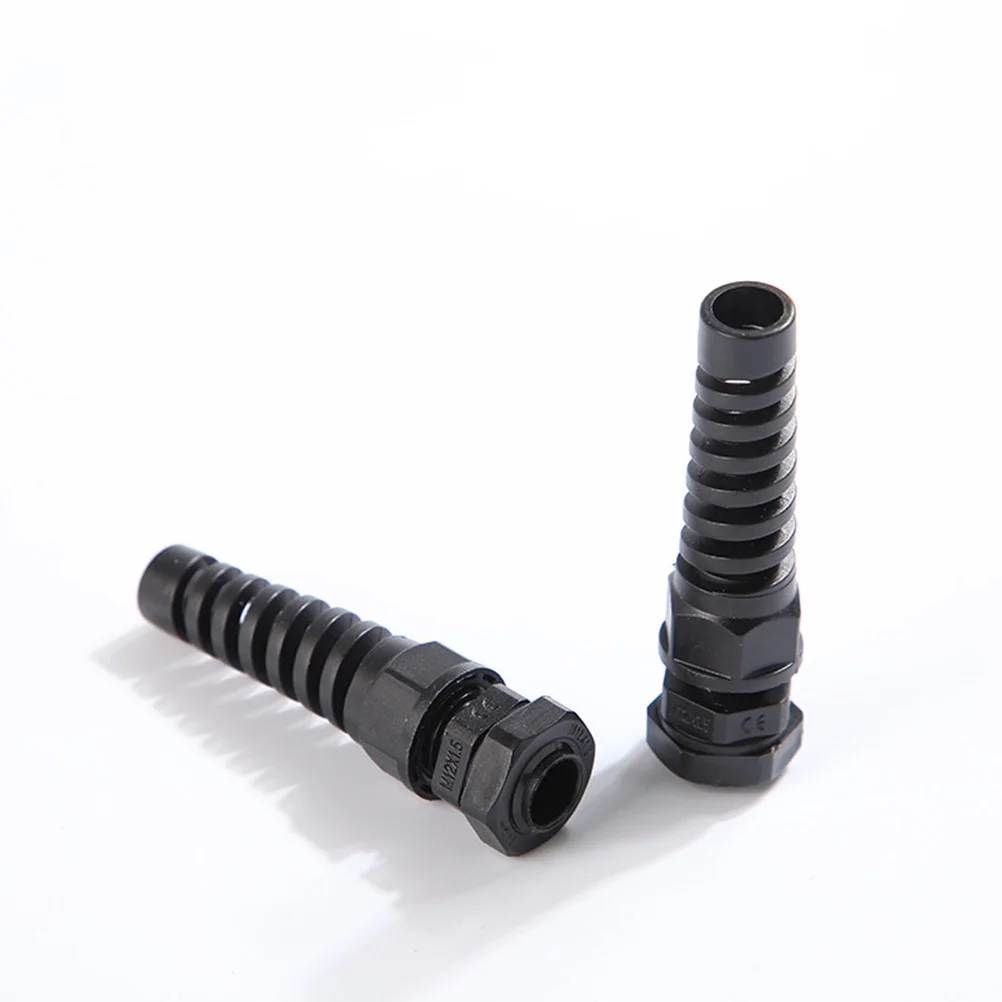 

10Pcs Cable Gland Strain Relief Waterproof Connector for Outdoor Power Cord Cable Protection Strain Relief Cord Connector