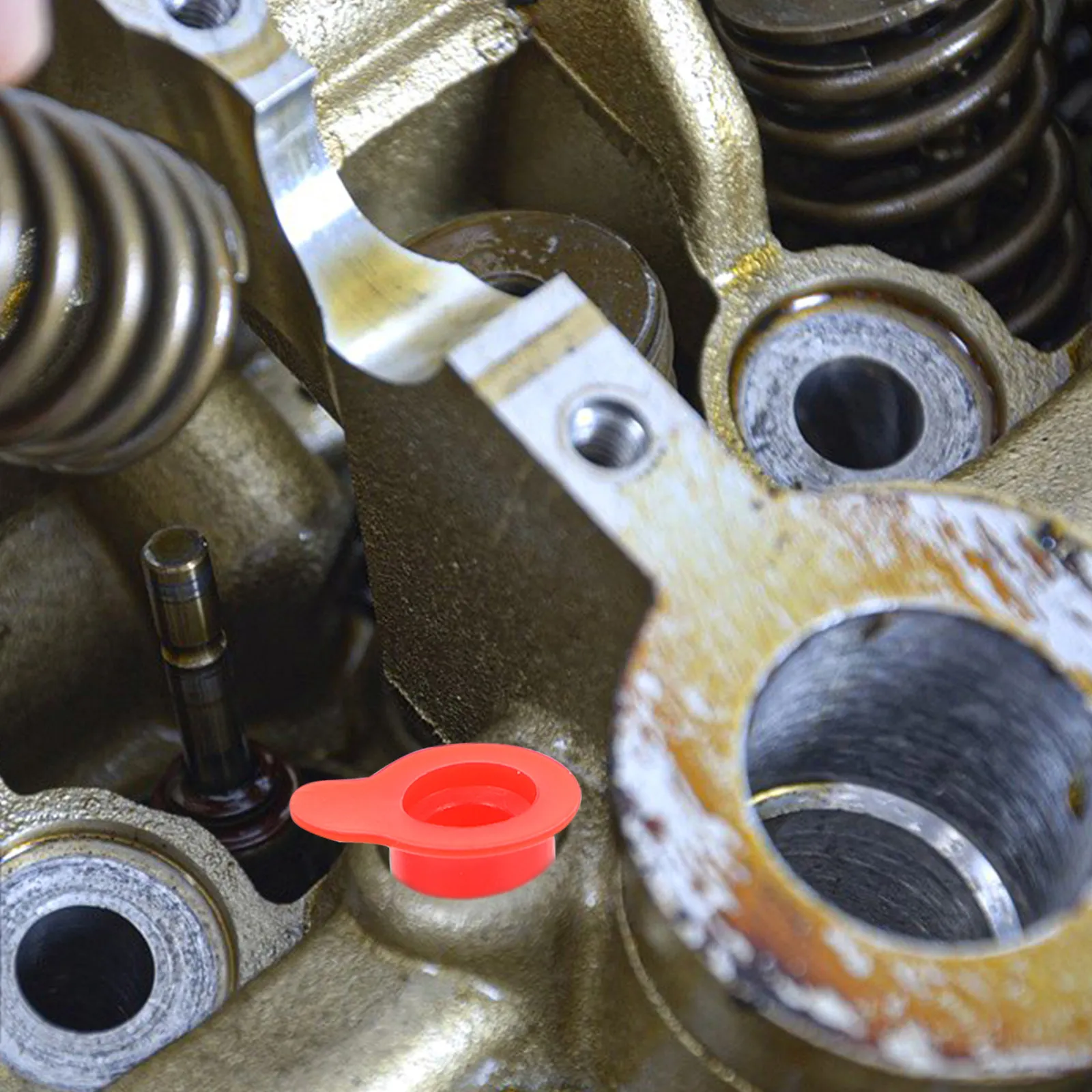 200Pcs Rubber Plug Caps Dust Plugs for Cylinder Hydraulic Fittings Flange Valves Moisture Proof Anti Aging Flame Retardant